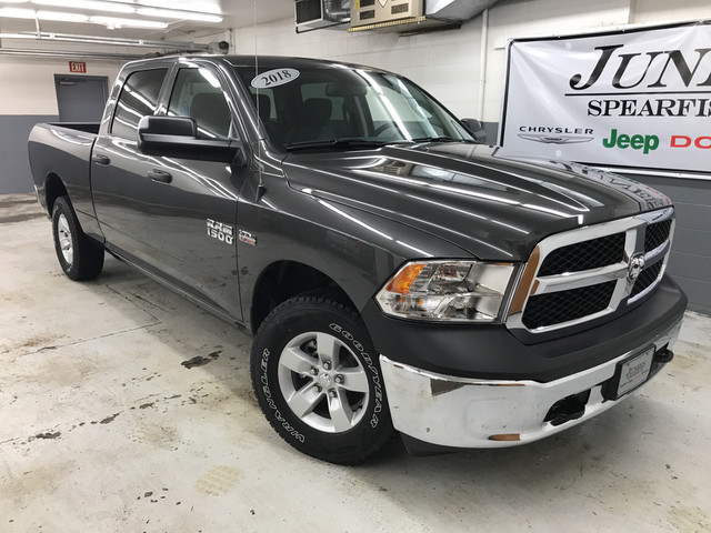 New 2018 RAM 1500 Tradesman Crew Cab in Spearfish #8763 | Juneks CJDR